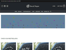 Tablet Screenshot of decaldepot.net